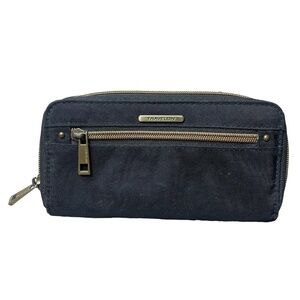 Travelon black wallet/wristlet, About‎ 7.5" long,  About 4" tall